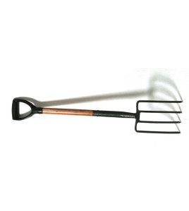 39&quot; / 710mm Wooden Handle Digging Fork