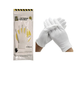 Economy Cotton Gloves (2 Pairs)