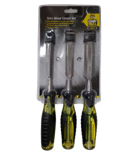 3pc Chisel, 13mm, 19mm, 25mm