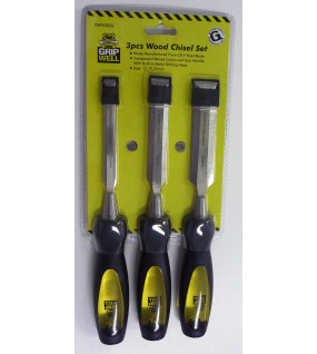 3pc Chisel, 13mm, 19mm, 25mm
