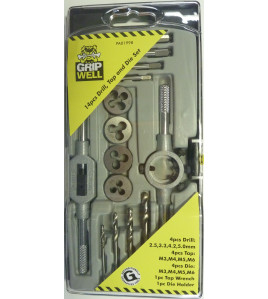 14pc Drill &amp; Tap &amp; Die set