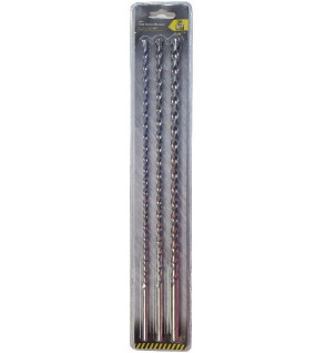 3PC Long Masonry Drill Bit Set