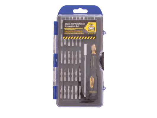 36Pc Mini Ratcheting Screwdriver Set