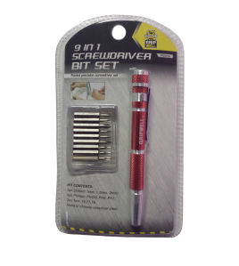 9in1 Precision Pocket screwdriver &amp; bits
