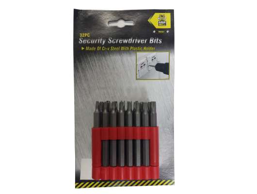 32Pc Security Screwdriver Bits 75mm