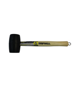 12oz/334g BLACK Rubber Mallet