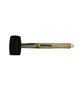12oz/334g BLACK Rubber Mallet
