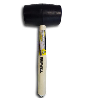 32oz/900g BLACK Rubber Mallet