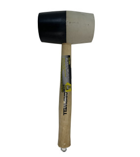 32oz/900g Black &amp; White Rubber Mallet