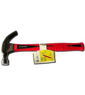 16oz / 450g Fibreglass Handle Claw Hammer