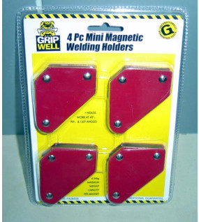 4pc Magnetic Mini Clamp set