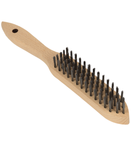 5 Row Wood Handle Wire Brush