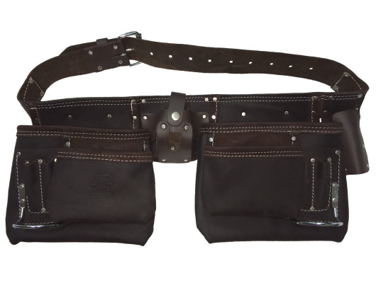 Double Trade Oil Tan Leather Pouch