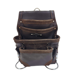10 Pocket Rigger Pouch Leather
