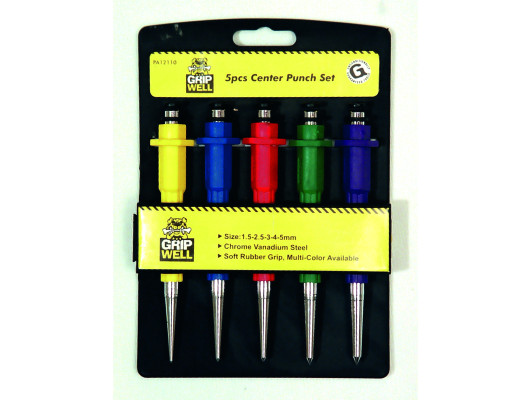 5PC CRV Centre Punch set