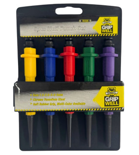 5PC CRV Nail Punch set