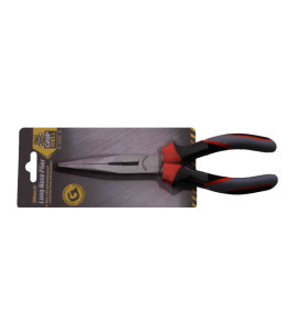 200mm Tri-colour Handle Long Nose Plier