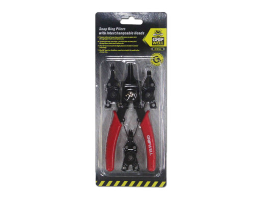 Circlip plier set with 4 adjust heads