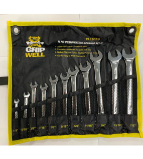 11PC AF (sae) CRV Combination Spanner Set