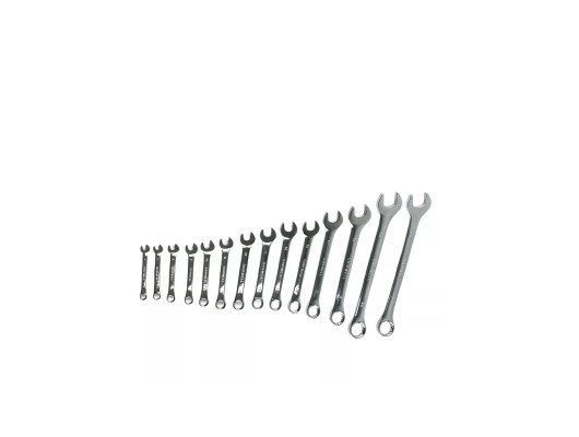 14PC Metric (mm) CRV Combination Spanner Set