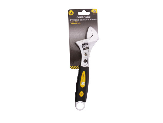 8" HQ Adjustable wrench with cushion handle