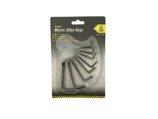 8pc Metric Allen key Set
