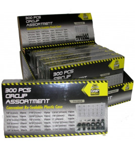 300pc Snap ring assortment