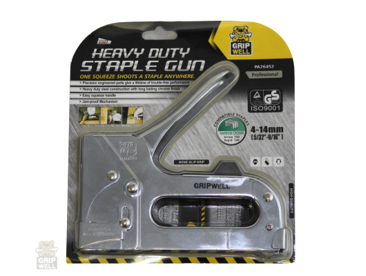 Heavy duty 4-14mm Chrome Staple gun
