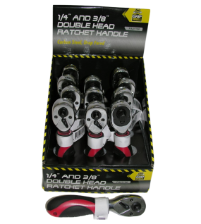 Stubby Ratchet Handle 1/4&quot; &amp; 3/8&quot; (DB 12pcs)