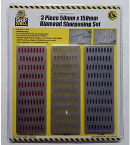 3pc Diamond Sharpening Blade Set (50x150mm)