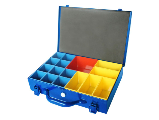 Metal Parts Box Small with 16 Inserts