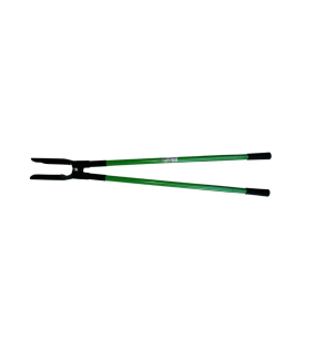 Post Hole Shovel with Green Fiberglass Long Handle