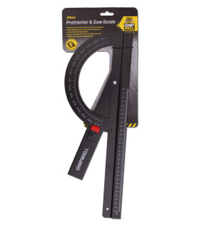 18&quot; / 450mm Protractor &amp; Saw Guide