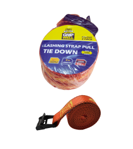 2pc Lashing strap pull tie down 2m x 25mm LC113kgs