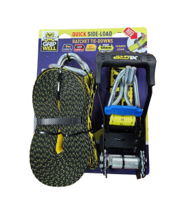 Ergo Rathcet Tie Down 50mm x 9m LC2500kgs w/ Swan Hook and Keeper