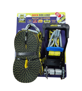 Ergo Rathcet Tie Down 50mm x 9m LC2500kgs w/ Swan Hook and Keeper