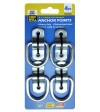 4pk  Anchor points , Lashing capacity 200 kgs